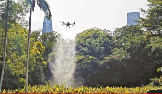 深圳公園管理有了空中隊(duì)友