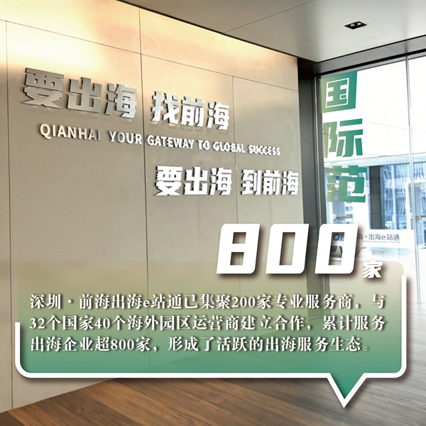 國際范 · 出海e站通服務(wù)企業(yè)超800家